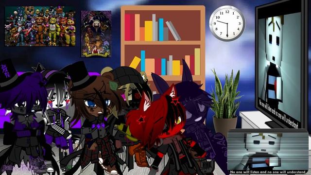 FNAF 2 Reacts To FNAF 4 Remix: “I Got No Time” | FNaF | (Gacha Club) смотреть онлайн