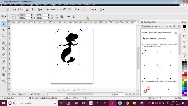 TRACING A GOOGLE IMAGE IN VINYLMASTER LTR смотреть онлайн