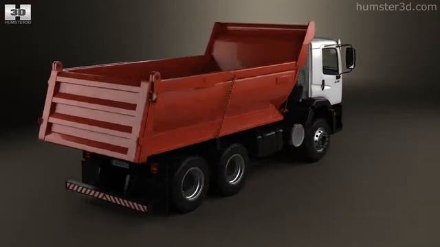 Volkswagen Constellation Tipper Truck 2011 by 3D model store Humster3D.com смотреть онлайн