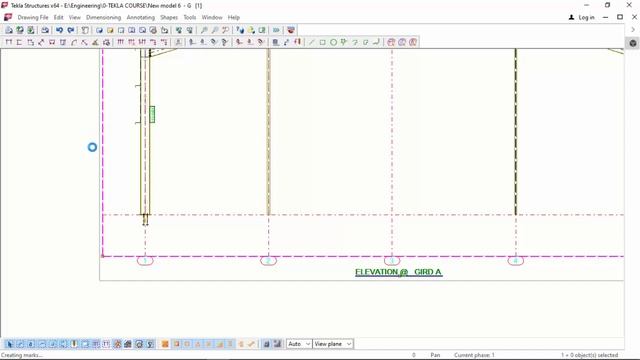 (04)Steel structure frame - Tekla Structure (Create shop drawing- part 01) смотреть онлайн