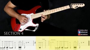 HOW TO PLAY Queen's Bohemian Rhapsody Guitar Solo with Tabs (Direct and Concise)