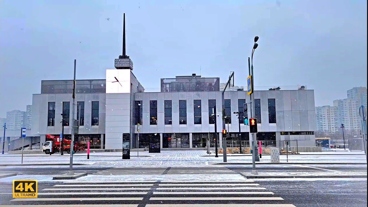 Южный Речной Вокзал. Москву заносит снегом. смотреть онлайн