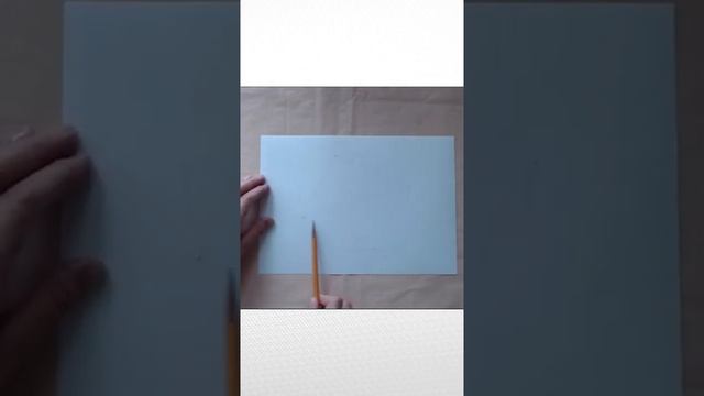 Рисую карандашом квадрат в перспективе