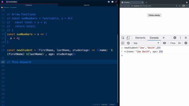 Ways to Write a Function in Javascript (Arrow Functions) смотреть онлайн