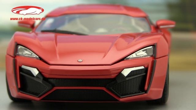 Ck-modelcars-video: Dom's Lykan Hypersport 2014 Fast & Furious 7 2015 Mit Figur Jada Toys