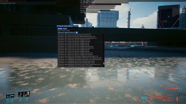 Cyberpunk 2077 - Simple Enemy Spawner Mod