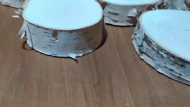 Шлифованные спилы березы 5-10см смотреть онлайн