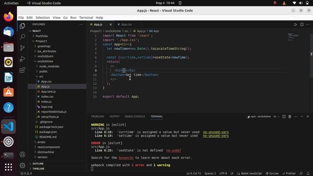 React JS Tutorial: Build on Real Time Clock смотреть онлайн