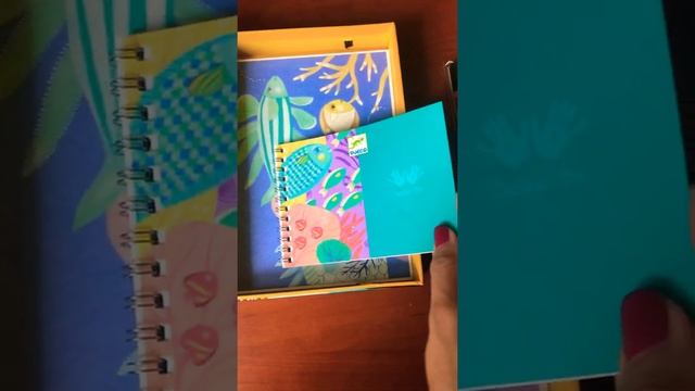 Djeco художественный комплект рисование кистями Под водой смотреть онлайн