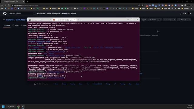 Base StarkNet contract testnet deploy. смотреть онлайн