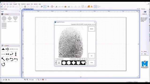 Fingerprint image scanner смотреть онлайн