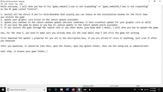 [FIX] How to fix "game_rmdwin7_f.exe is not responding" or "game_rmdwin10_f.exe is not responding" смотреть онлайн