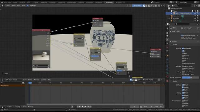Render passes in Blender смотреть онлайн