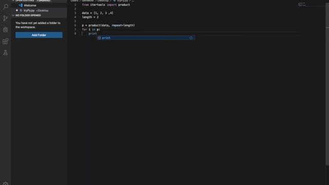 Module Itertools function Product - Python смотреть онлайн