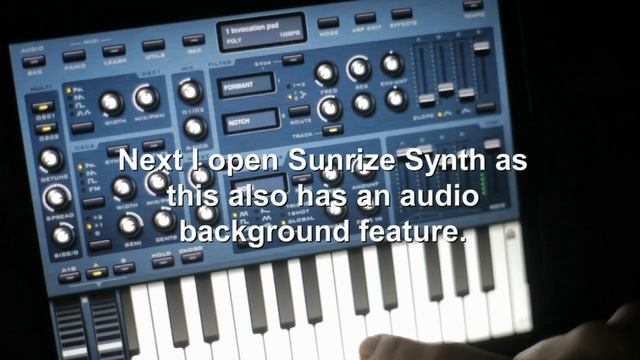 How to play 3 instruments on 1 iPad tutorial - Animoog, Sunrize Snyth & DM1 drum machine смотреть онлайн