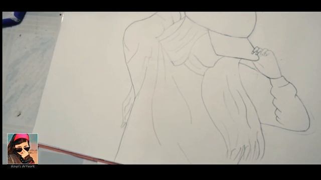 How to Draw a Girl with Cap Sketch - Easy Pencil Sketch | Hidden face drawing | смотреть онлайн