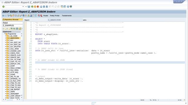 ABAP 2 JSON - 3 Ways to Convert [english] смотреть онлайн