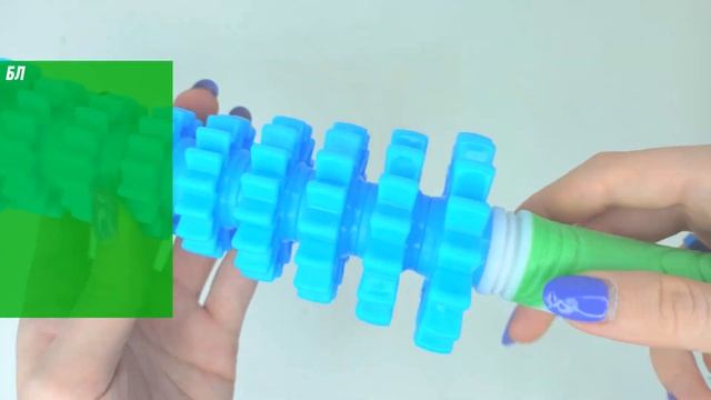 Роликовый МФР массажер для тела Скалка с шипами XDGY 002