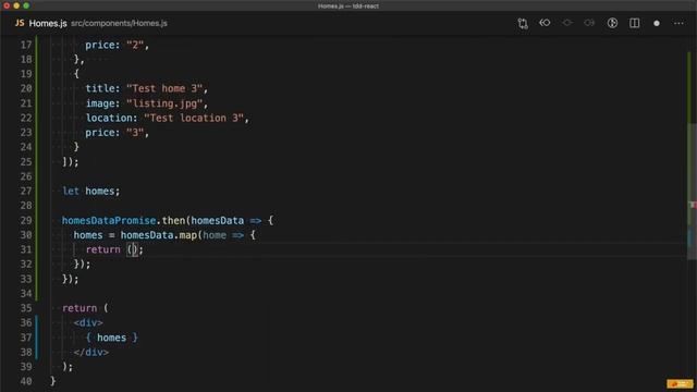 Mocking homes During Development in React смотреть онлайн