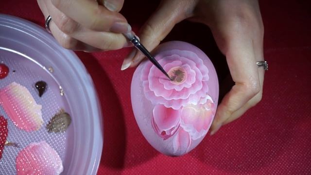 Пасхальный мастер класс деревянное яйцо, роспись двойной мазок / one stoke Pebeo Studio Acrylics смотреть онлайн