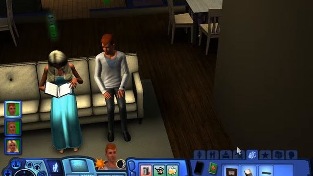 Давай играть в Симс 3 Все дополнения: 6 серия "Первый поцелуй!" смотреть онлайн