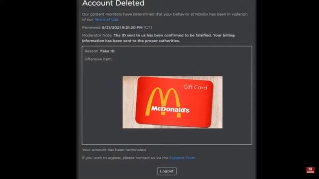 Roblox Fake ID Bans Compilation смотреть онлайн