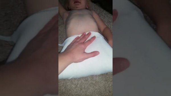 Disana tie nappy on 3yr old