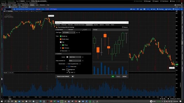 How To Change Chart Background Color in Thinkorswim | Beginner Tutorial смотреть онлайн