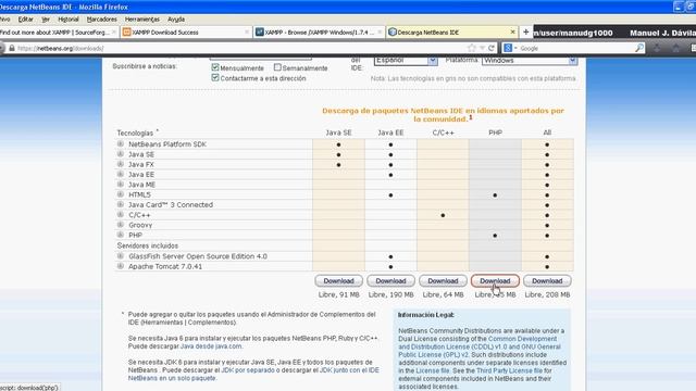 Curso de PHP 1 - Herramientas XAMPP y Netbeans смотреть онлайн