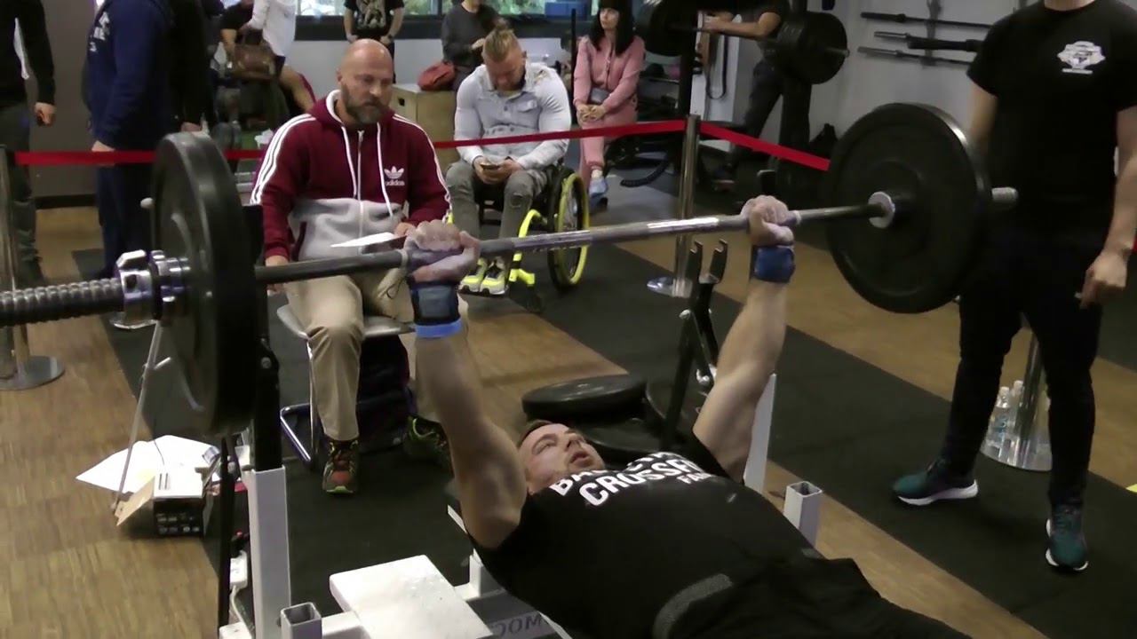 Александр Спецназ Дубинин в Русском жиме 55 кг.