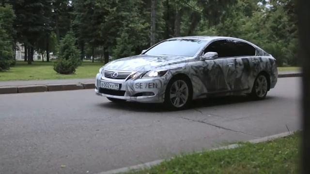 Аэрография Lexus МАРИЯ КАЛИНИНА совместно с Master Tattoo Proff смотреть онлайн