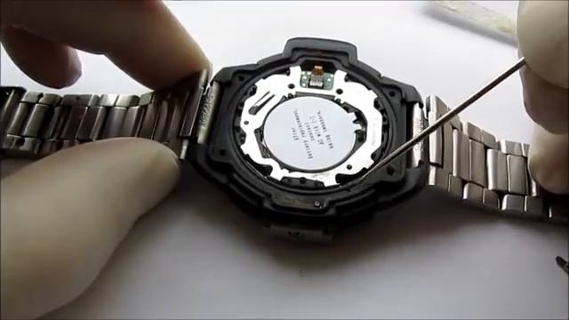 Часы Casio SGW - 400H. Замена батарейки. смотреть онлайн