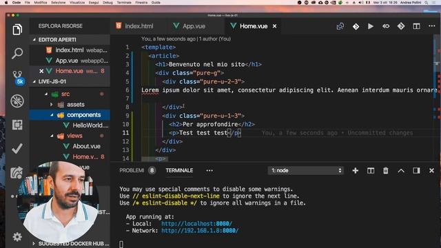 VUE.JS - JAVASCRIPT FRAMEWORK PER LO SVILUPPO WEB смотреть онлайн