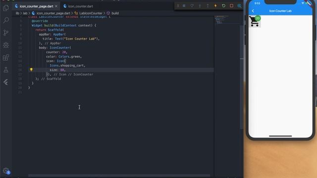 Tutorial Flutter: Badge/Icon Counter (2) смотреть онлайн