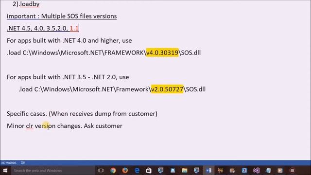 Load SOS dll in to windbg for .NET debugging смотреть онлайн