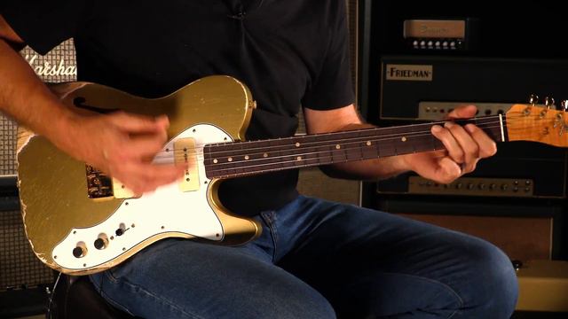 Fender Custom Shop Wildwood 10 '60s Thinline Telecaster w/P-90s - Heavy Relic • SN: R122330 смотреть онлайн