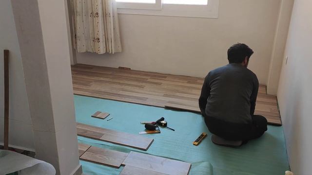 LAMİNAT PARKE DÖŞEME - LAMİNATE FLOORİNG - DİY