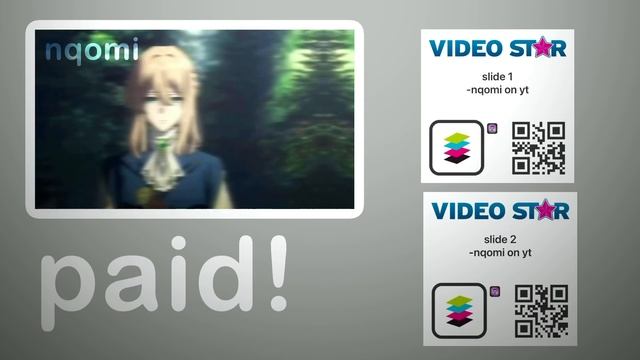 VIDEO STAR QR CODES (shakes, Transitions, Coloring And Overlays!) FREE & PAID \\ Nqomi