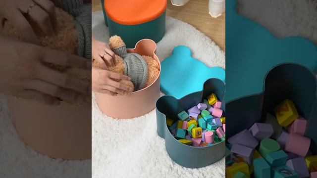 Children's folding storage stool смотреть онлайн