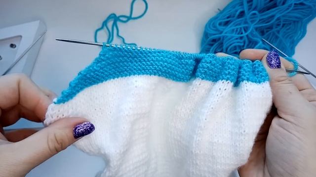 Детский сарафан для девочки спицами / Сарафан мастер класс / Сарафан для начинающих МК смотреть онлайн