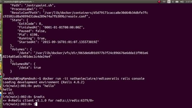Connecting Rails Container with Redis Container in Docker смотреть онлайн