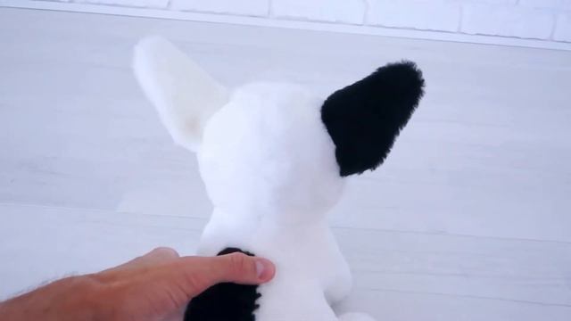 Мягкая игрушка собака бульдог Чаппи 24см