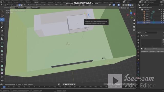Сделал комнату с телевизором в blender! смотреть онлайн