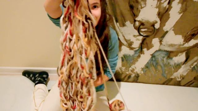 Вяжем шарф своими руками без спиц! за 15 минут! смотреть онлайн