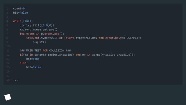 Pygame - Collision detection with two CIRCLES смотреть онлайн