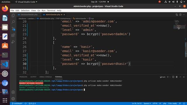 Tutorial Laravel 8 Untuk Pemula Membuat POS (20) - Composer Install Laravel UI (MultiAuth Part 2) смотреть онлайн