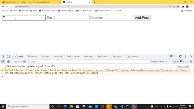 ?? ReactJS Tutorial for Beginners #46 || Post method using Fetch API || Ujjwal Technical Tips смотреть онлайн