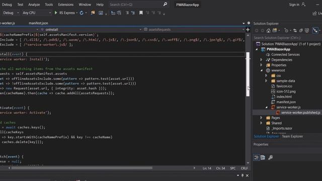 Blazor Tutorial - Progressive Web Application (PWA) - Offline Mode смотреть онлайн