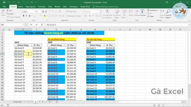 8 cách tô màu có điều kiện thông minh trong Excel (conditional formatting) смотреть онлайн