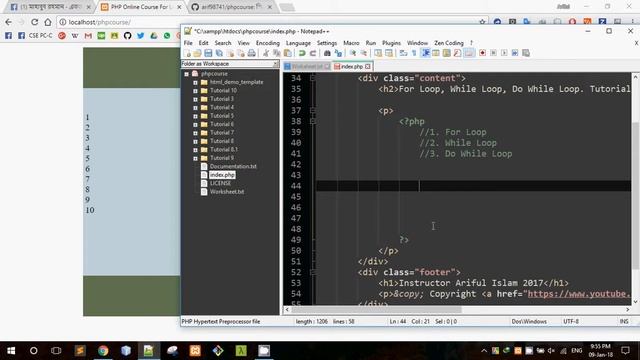 11 PHP Basic Fundamental For Loop, While Loop, Do While Loop смотреть онлайн